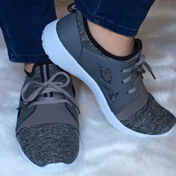 Gray Slip On Sneakers - Picture 3 of 8